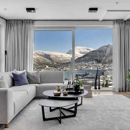 Penthouse In The Center Of The Gateway To The Arctic Ocean Spectacular Views アパート *